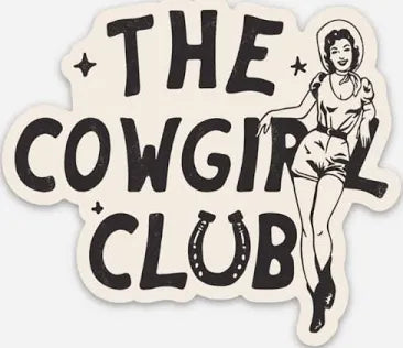 The Cowgirl Club (Sticker