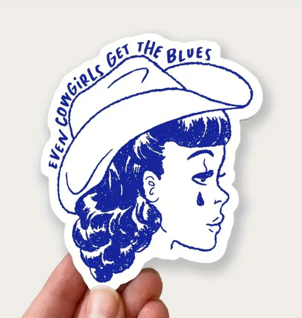 Even Cowgirls Get the Blues (Sticker)