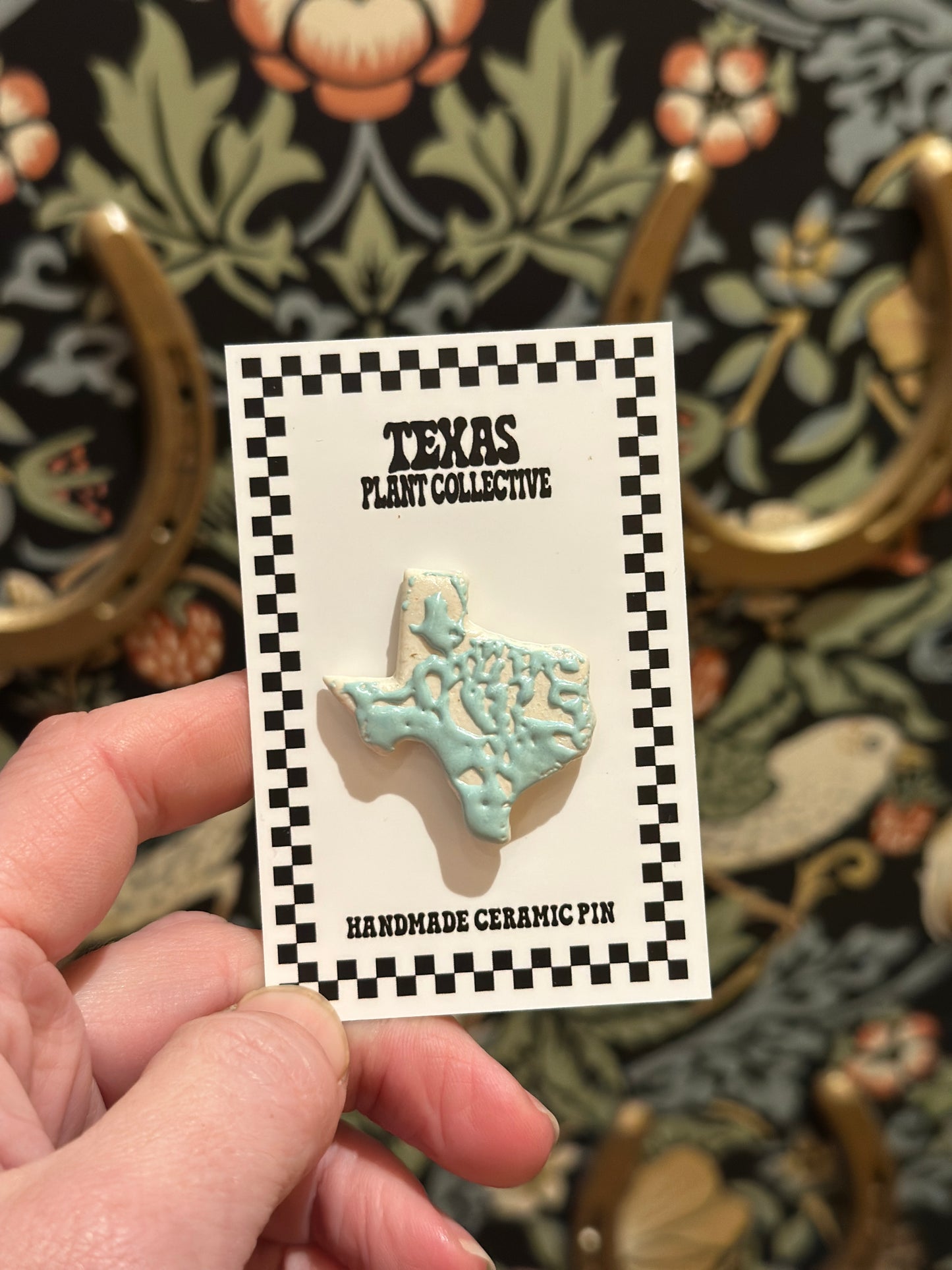 Ceramic Texas Pin