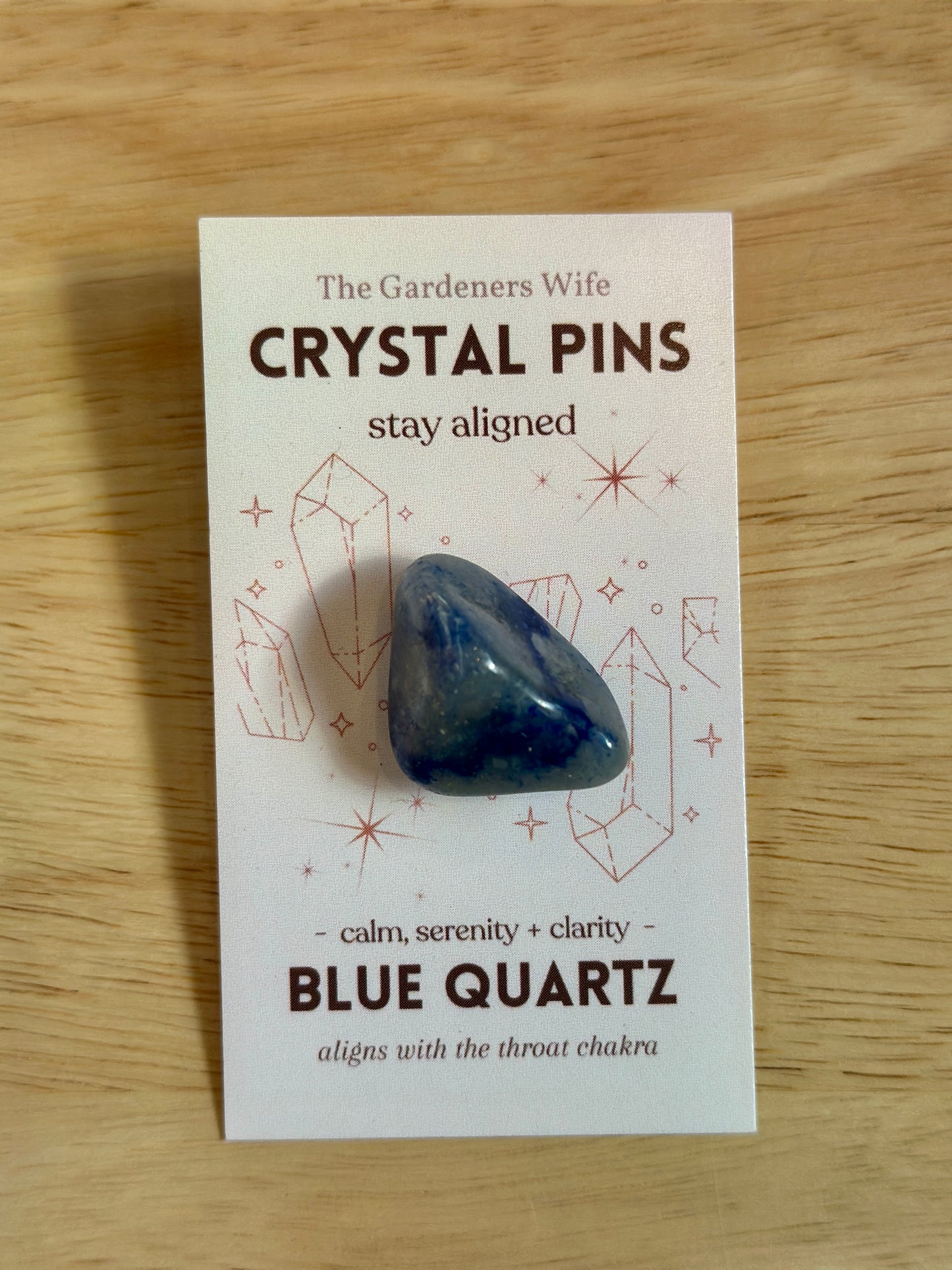 Crystal Pins by The Gardeners Wife