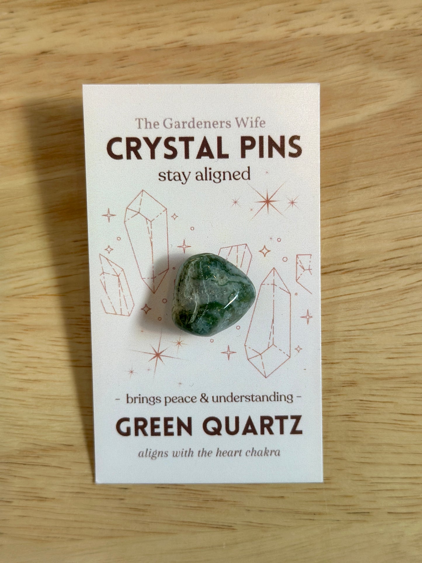 Crystal Pins by The Gardeners Wife