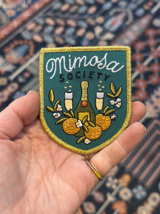 Mimosa Society Iron-on Patch