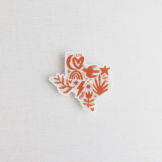 Giant Texas (sticker) by Morgan Lacey Hart