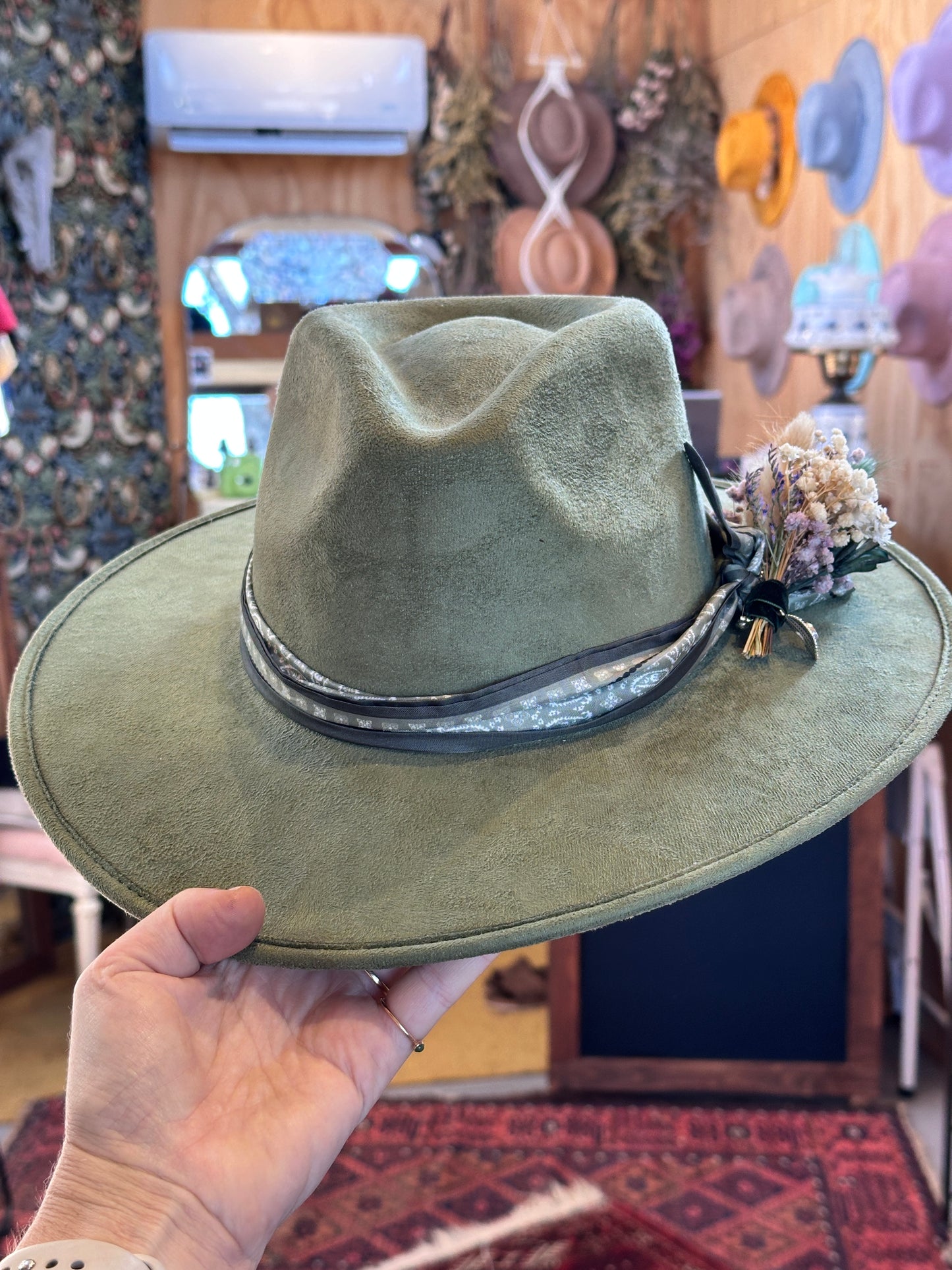 Rancher Vegan Suede Hat