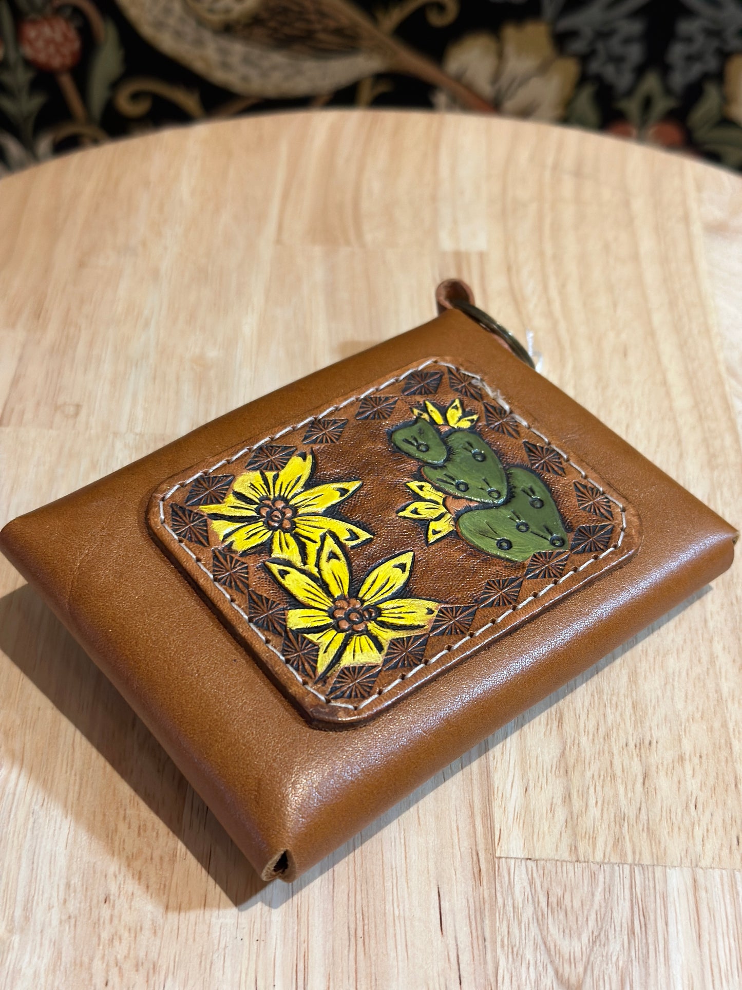 Envelope Wallet w/Cactus and Sunflower