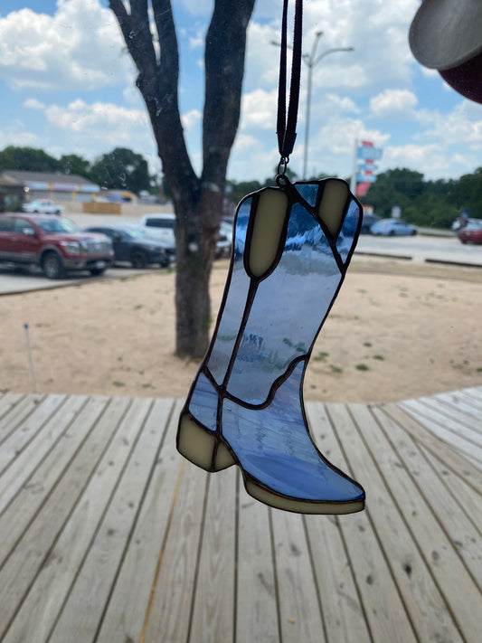 Mini Boot Stained Glass