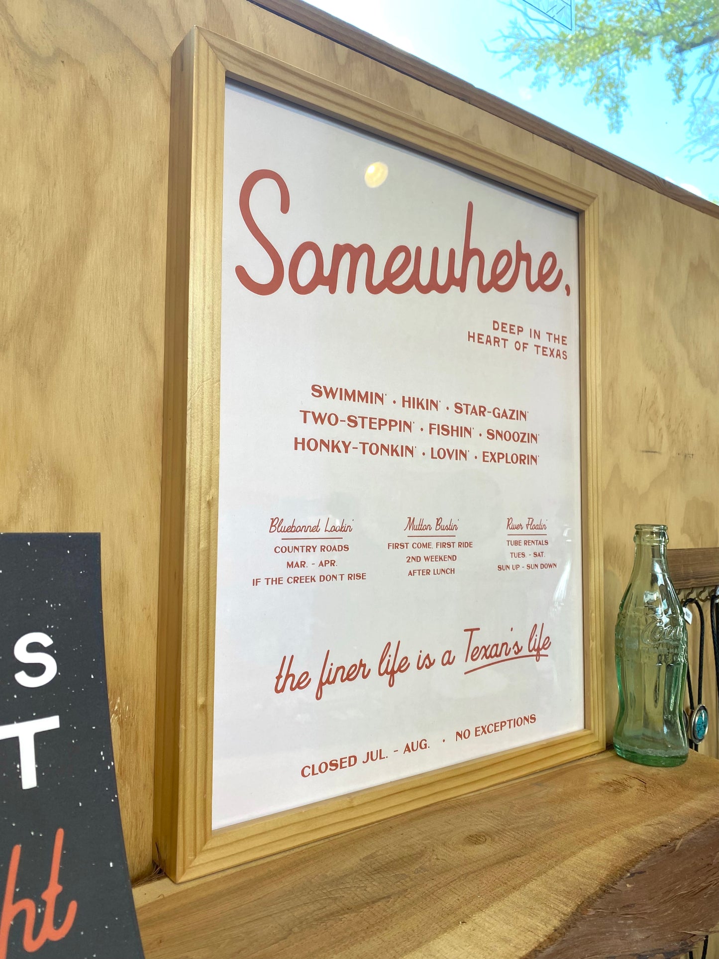 Somewhere... Framed Poster