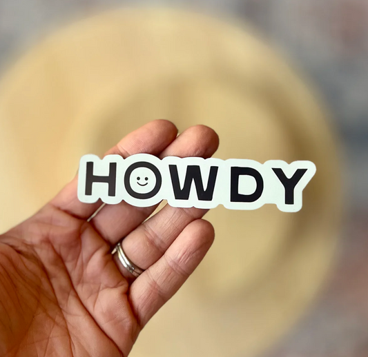 Happy Little Howdy Sticker