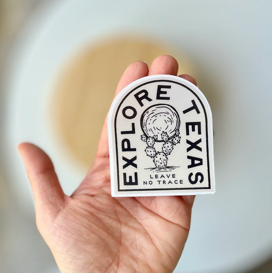 Explore Texas Sticker