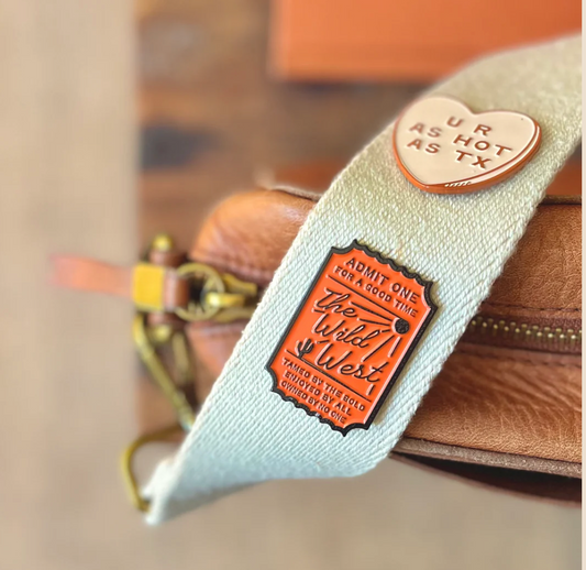 Ticket to The Wild West Enamel Pin