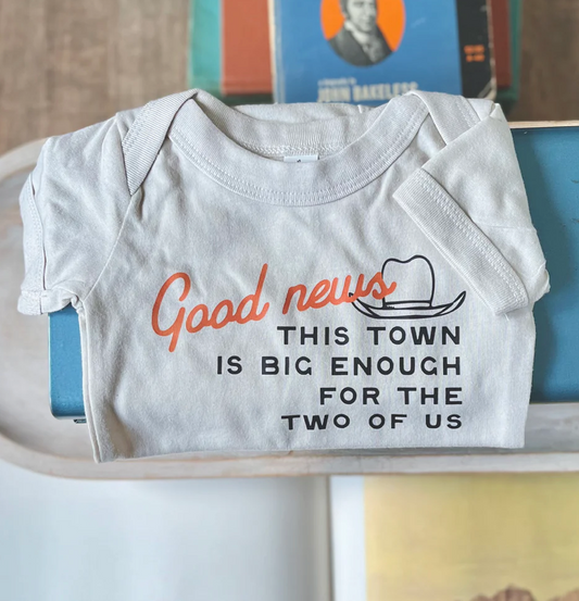 This Town is Big Enough 12-18 Month Onesie